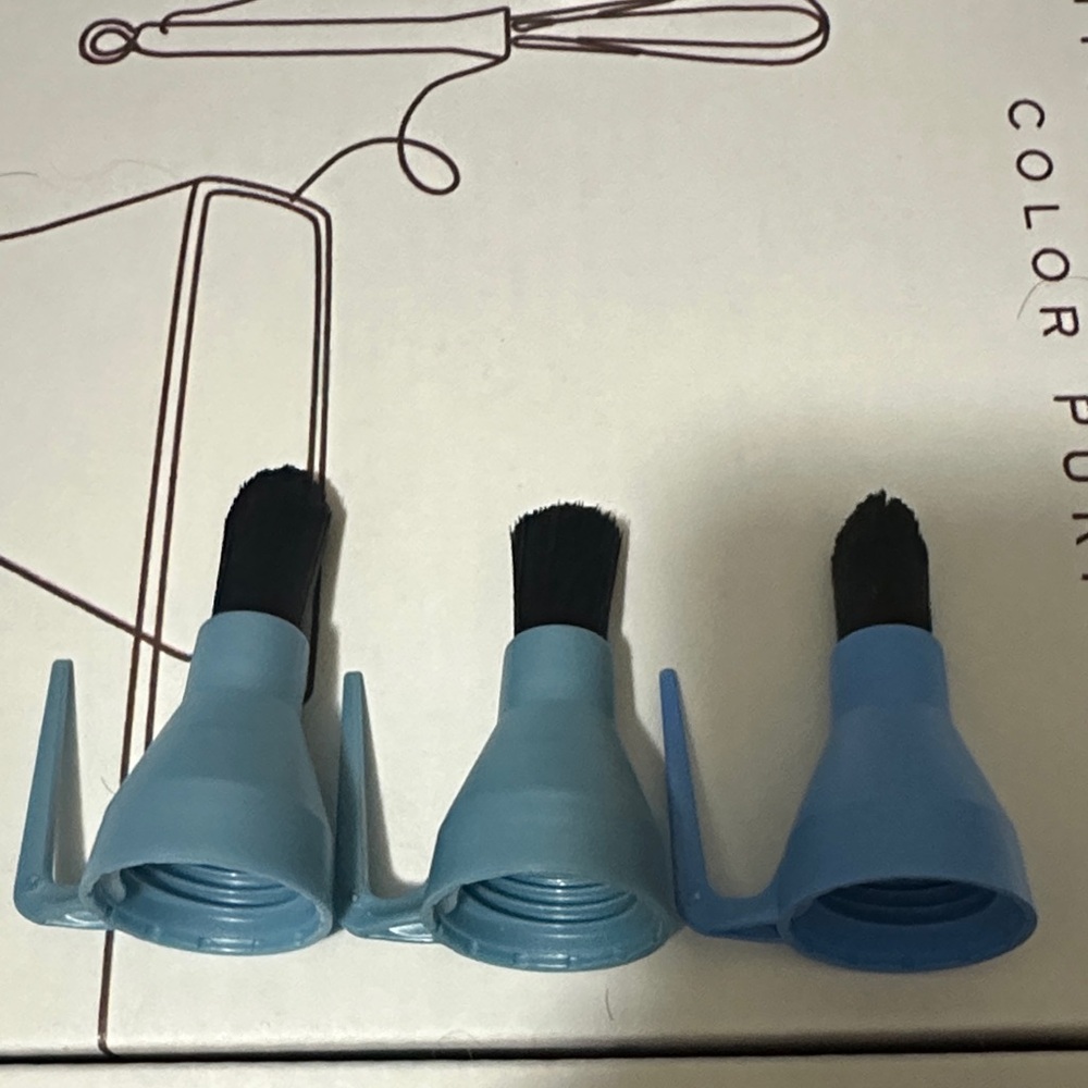 Set of 3 Blue Makeup/Detailing Brushes